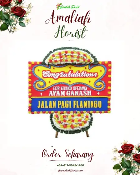Sewa Papan Bunga Gempeng